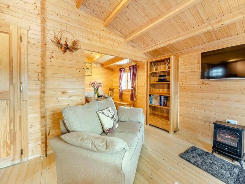 Lochinvar - Clydesdale Log Cabin With Hot Tub 에어드리 외부 사진